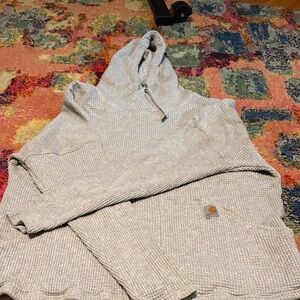 Carhartt Light Gray Hooded Pullover